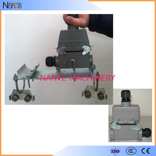 Plug And Play Mobile C-Rail Crane Cable Trolley For I Beam Festoon System